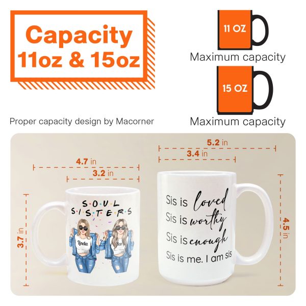 Sis Is Loved - Personalized Mug - Birthday Gift For Sister, Sista, Bestie Sis Is Loved - Personalized Mug - Birthday Gift For Sister, Sista, Bestie