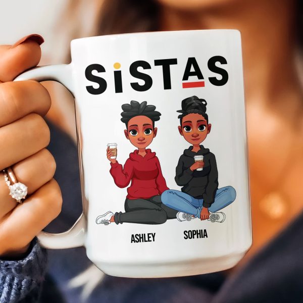 Sistas - Limited Version - Personalized Mug Sistas - Limited Version - Personalized Mug