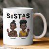 Sistas - Soul Sisters - 3D New Version - Personalized Mug Sistas - Soul Sisters - 3D New Version - Personalized Mug