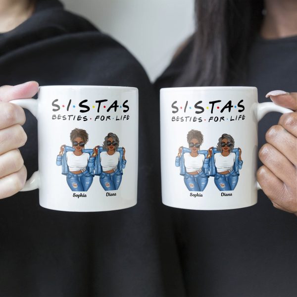 Sistas For Life - Personalized Mug Sistas For Life - Personalized Mug