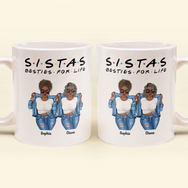 Sistas For Life - Personalized Mug Sistas For Life - Personalized Mug