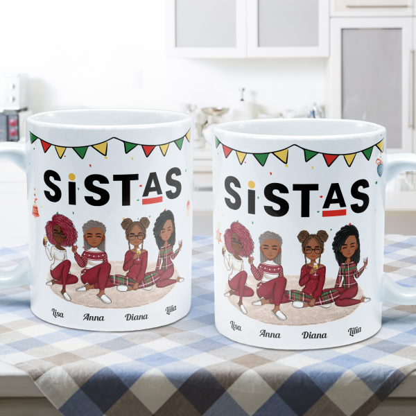 Sistas Forever - Personalized Mug - Christmas Birthday Gift For Sistas, Sisters, Besties Sistas Forever - Personalized Mug - Christmas Birthday Gift For Sistas, Sisters, Besties