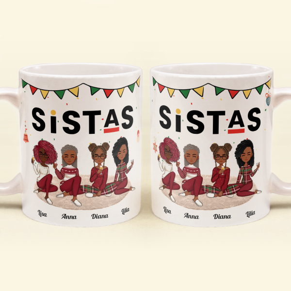 Sistas Forever - Personalized Mug - Christmas Birthday Gift For Sistas, Sisters, Besties Sistas Forever - Personalized Mug - Christmas Birthday Gift For Sistas, Sisters, Besties