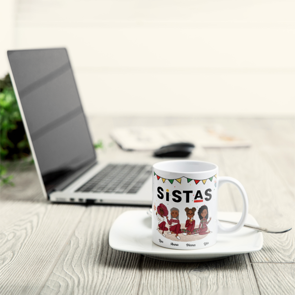 Sistas Forever - Personalized Mug - Christmas Birthday Gift For Sistas, Sisters, Besties Sistas Forever - Personalized Mug - Christmas Birthday Gift For Sistas, Sisters, Besties