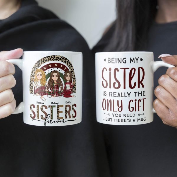 Sister - Here's A Mug - Personalized Mug - Christmas, New Year, Loving Gift For Sistas, Sister, Besties, Best Friends, Soul Sisters Sister - Here's A Mug - Personalized Mug - Christmas, New Year, Loving Gift For Sistas, Sister, Besties, Best Friends, Soul Sisters