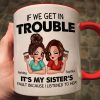 Sister To Sister Personalized Mug, Christmas Gift Sister To Sister Personalized Mug, Christmas Gift