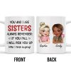 Sisters Always Remember To Pick Each Other Up - Personalized Custom Coffee Mug - BST512_MG Sisters Always Remember To Pick Each Other Up - Personalized Custom Coffee Mug - BST512_MG