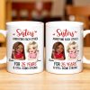 Sisters Annoying Each Other For Years & Still Going Strong - Personalized Custom Coffee Mug - DTG042_MG