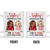 Sisters Annoying Each Other For Years & Still Going Strong - Personalized Custom Coffee Mug - DTG042_MG