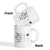 Sisters Are Diffrent Flowers From The Same Garden Personalized Mug, Long Distance Togetherness Birthday Christmas Gift For Sisters, Siblings