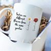Sisters Are Diffrent Flowers From The Same Garden Personalized Mug, Long Distance Togetherness Birthday Christmas Gift For Sisters, Siblings