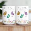Sisters Are Like Butterflies - New Butterfly - Personalized Mug Sisters Are Like Butterflies - New Butterfly - Personalized Mug