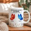 Sisters Are Like Different Butterflies - Personalized Mug - Heartwarming Christmas Gift For Sisters, Besties Sisters Are Like Different Butterflies - Personalized Mug - Heartwarming Christmas Gift For Sisters, Besties