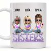 Sisters, Avatars And Flowers - Personalized Custom Coffee Mug - BST160_MG