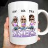 Sisters, Avatars And Flowers - Personalized Custom Coffee Mug - BST160_MG