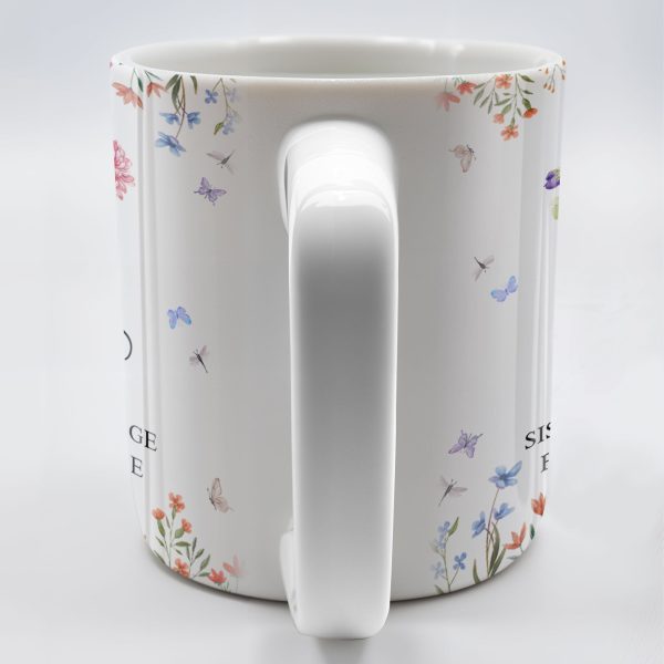 Sisters By Marriage Friends By Choice With Floral Design - Personalized Custom Coffee Mug - BST182_MG