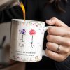 Sisters By Marriage Friends By Choice With Floral Design - Personalized Custom Coffee Mug - BST182_MG
