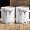 Sisters Ceramic Mug with Floral Illustration, Heartwarming Quote, Perfect Gift for Sisters Sisters Ceramic Mug with Floral Illustration, Heartwarming Quote, Perfect Gift for Sisters