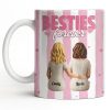 Sisters Forever Hearts And Love Design - Personalized Custom Coffee Mug - BST533_MG Sisters Forever Hearts And Love Design - Personalized Custom Coffee Mug - BST533_MG