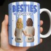 Sisters Forever Hearts And Love Design - Personalized Custom Coffee Mug - BST533_MG Sisters Forever Hearts And Love Design - Personalized Custom Coffee Mug - BST533_MG