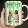 Sisters Forever Hearts And Love Design - Personalized Custom Coffee Mug - BST533_MG Sisters Forever Hearts And Love Design - Personalized Custom Coffee Mug - BST533_MG