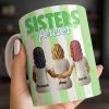 Sisters Forever Hearts And Love Design - Personalized Custom Coffee Mug - BST533_MG Sisters Forever Hearts And Love Design - Personalized Custom Coffee Mug - BST533_MG