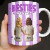 Sisters Forever Hearts And Love Design - Personalized Custom Coffee Mug - BST533_MG Sisters Forever Hearts And Love Design - Personalized Custom Coffee Mug - BST533_MG