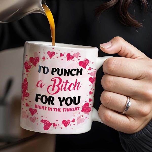 Sisters Forever Punch For You Right in The Throat Mug - Personalized Custom Coffee Mug - BST145_MG Sisters Forever Punch For You Right in The Throat Mug - Personalized Custom Coffee Mug - BST145_MG