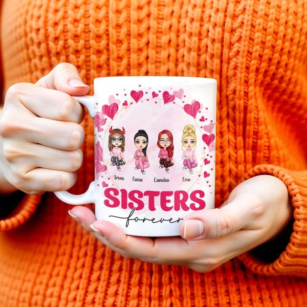 Sisters Forever Punch For You Right in The Throat Mug - Personalized Custom Coffee Mug - BST145_MG Sisters Forever Punch For You Right in The Throat Mug - Personalized Custom Coffee Mug - BST145_MG