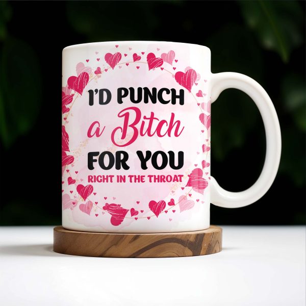 Sisters Forever Punch For You Right in The Throat Mug - Personalized Custom Coffee Mug - BST145_MG Sisters Forever Punch For You Right in The Throat Mug - Personalized Custom Coffee Mug - BST145_MG