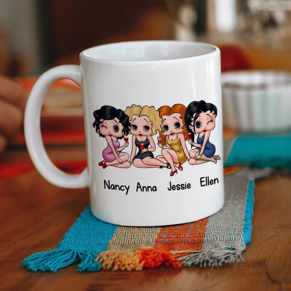 Sisters Will Be Connected By Heart Personalized Coffee Mug 02NADT270723HH Sisters Will Be Connected By Heart Personalized Coffee Mug 02NADT270723HH