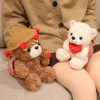 Sitting Bear Plush Toy with Heart Gift for Her Sitting Bear Plush Toy with Heart Gift for Her
