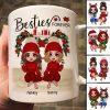 Sitting On Bed Christmas Doll Best Friends Sisters Personalized Mug Sitting On Bed Christmas Doll Best Friends Sisters Personalized Mug