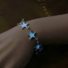Six-colour Glass Luminous Bracelet