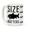 Size Matters Fishing Coffee Mug Size Matters Fishing Coffee Mug