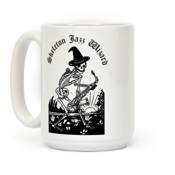 Skeleton Jazz Wizard Coffee Mug Skeleton Jazz Wizard Coffee Mug