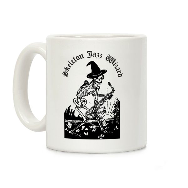 Skeleton Jazz Wizard Coffee Mug Skeleton Jazz Wizard Coffee Mug