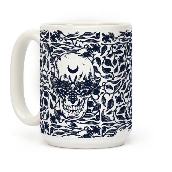 Skull Moth Coffee Mug Skull Moth Coffee Mug