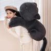 Sleeping Black Cat Plush Sleeping Black Cat Plush