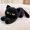 Sleeping Black Cat Plush Sleeping Black Cat Plush