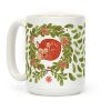 Sleeping Fox Wreath Coffee Mug