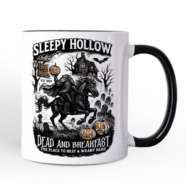 Sleepy Hollow Headless Horseman Personalized Mug, Gothic Haunted Halloween Gift with Custom Name Sleepy Hollow Headless Horseman Personalized Mug, Gothic Haunted Halloween Gift with Custom Name
