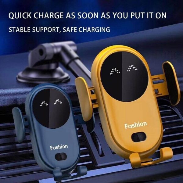 Smart Car Wireless Charger Phone Holder_Random Color Smart Car Wireless Charger Phone Holder_Random Color