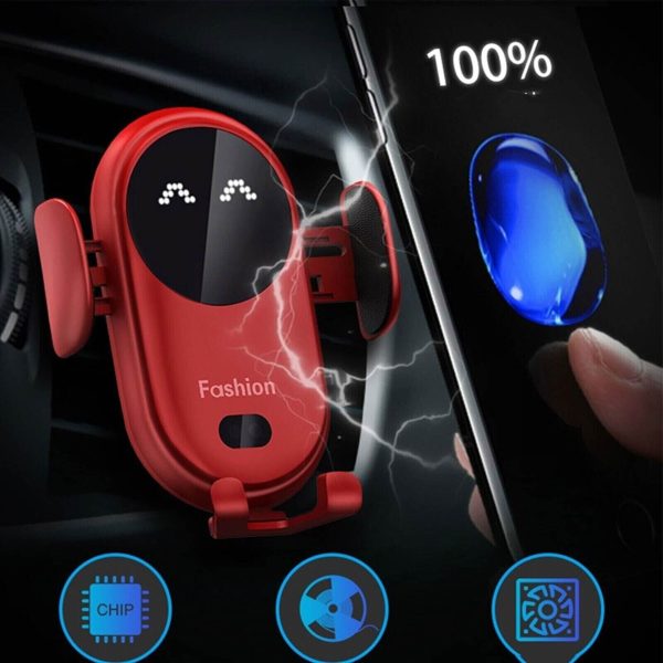 Smart Car Wireless Charger Phone Holder_Random Color Smart Car Wireless Charger Phone Holder_Random Color