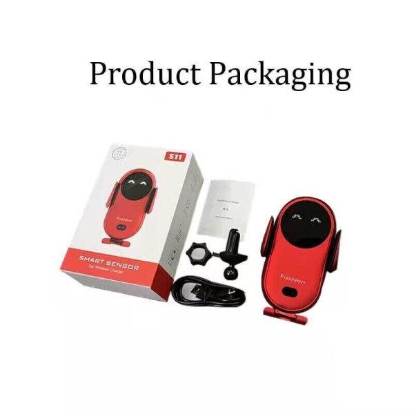 Smart Car Wireless Charger Phone Holder_Random Color Smart Car Wireless Charger Phone Holder_Random Color