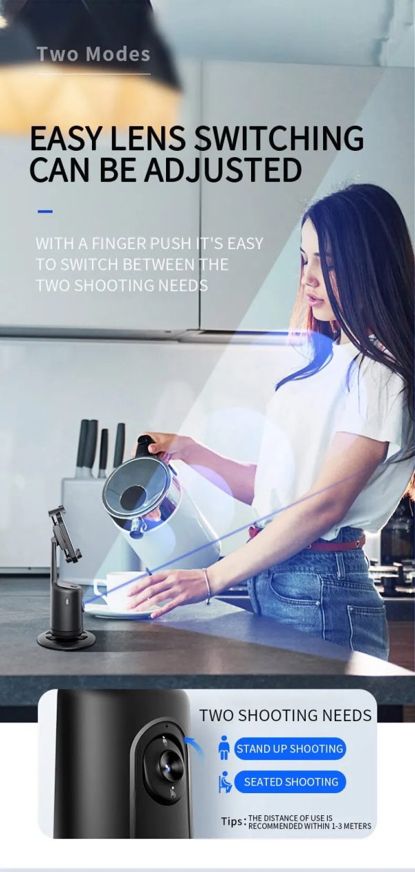 Smart Face Recognition Auto Tracking Phone Holder Smart Face Recognition Auto Tracking Phone Holder
