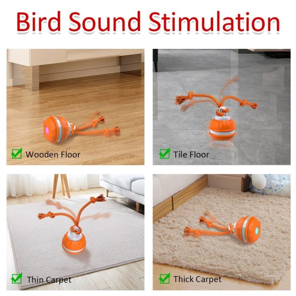Smart Interactive Dog Toy Ball - Motion Activated Chew Toy Smart Interactive Dog Toy Ball - Motion Activated Chew Toy