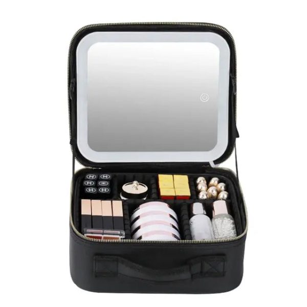 Smart LED Cosmetic Case with Mirror Smart LED Cosmetic Case with Mirror
