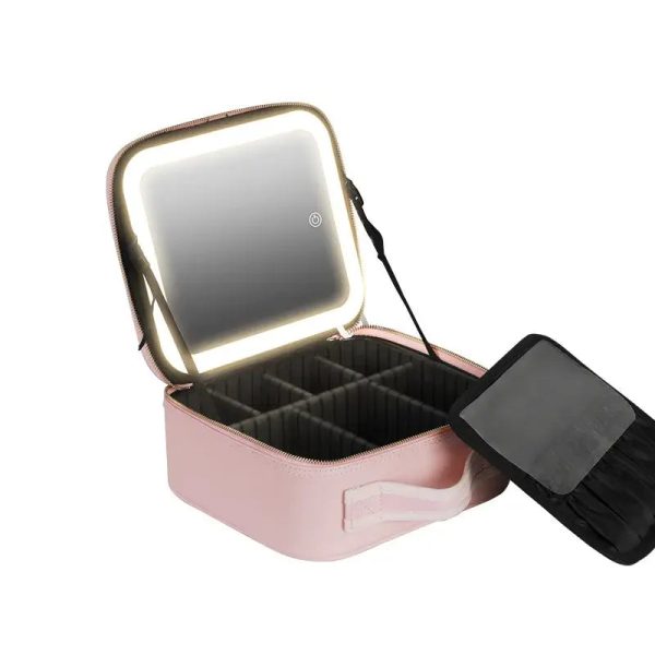 Smart LED Cosmetic Case with Mirror Smart LED Cosmetic Case with Mirror