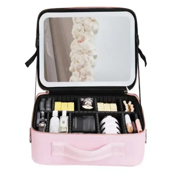 Smart LED Cosmetic Case with Mirror Smart LED Cosmetic Case with Mirror